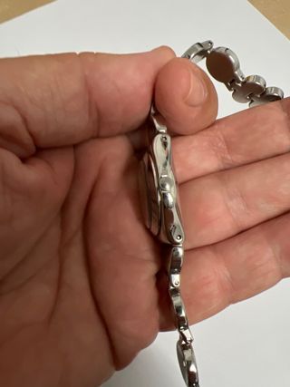 RELOJ SWATCH MUJER ACERO Y PEQUEÑAS PIEDRAS