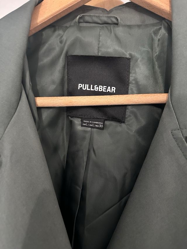 Trench verde Pull&Bear