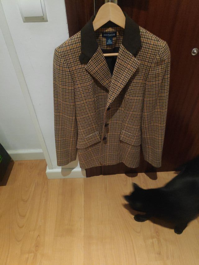 Americana lana Ann Taylor cuadros ante