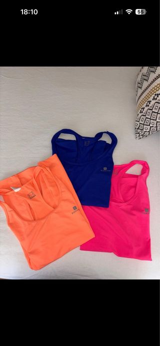 Pack 3 Camisetas Deportivas Mujer