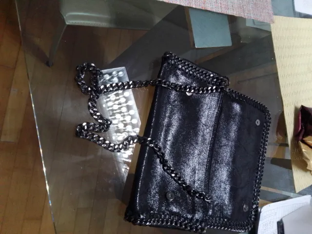 Bolso piel negro