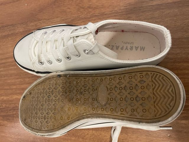 Zapatillas MaryPaz blancas talla 38