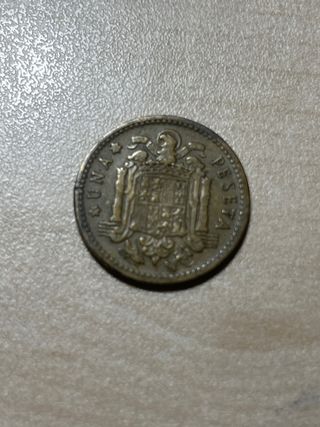 Moneda 1 Peseta 1953 España