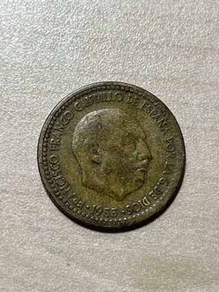 Moneda 1 Peseta 1953 España