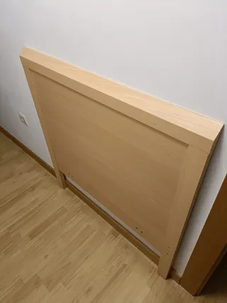 Cabecero de cama de madera 90