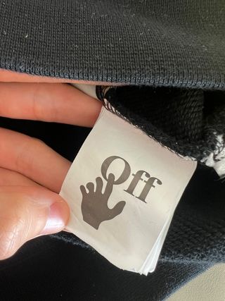 Felpa nera Off-White x Chicago White Sox