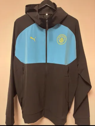 Sudadera Puma Hombre Talla XL Negra y Azul