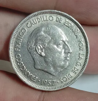 25 PESETAS*69 1957