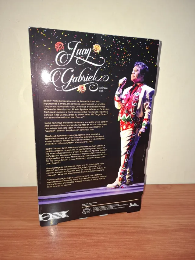 NUEVA!! Barbie Edición Especial Juan Gabriel NRFB 