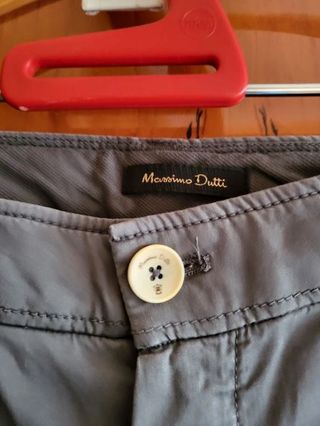 Pantalón Massimo Dutti gris