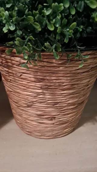 Planta artificial decorativa tipo topiario