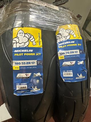 Juego de neumaticos Michelin Pilot Power 2CT nuevo