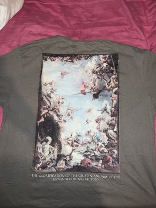 Camiseta Primark Estampada Verde Oliva