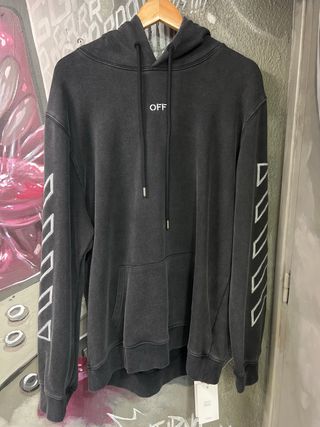 Felpa Off-White Nera Taglia XL