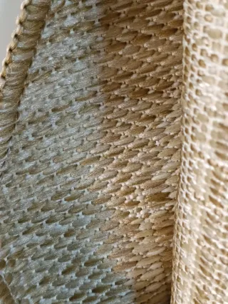 Tappeto rotondo esterno beige 160 cm di diametro