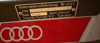 Patinete Eléctrico Audi Quattro