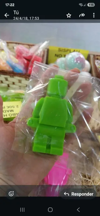 Molde jabón Lego