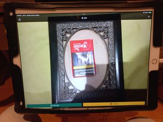 Marco de foto antiguo plateado