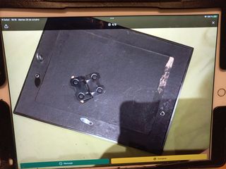 Marco de foto antiguo plateado