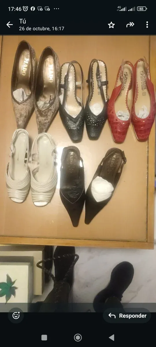 Lote Marlen 4 trajes y 5 pares zapatos mujer