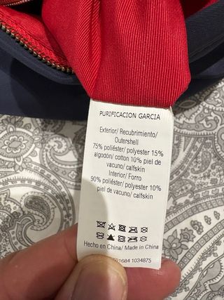 Mochila Purificación García Azul