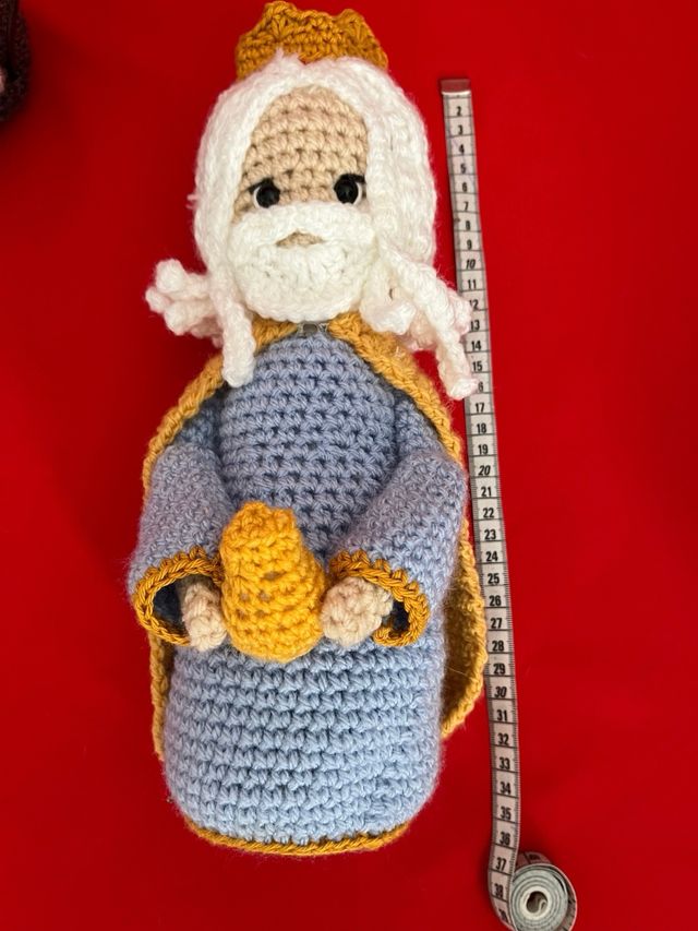 Belen de crochet hecho a mano