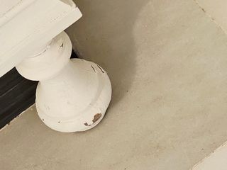 Piecero cama antiguo blanco