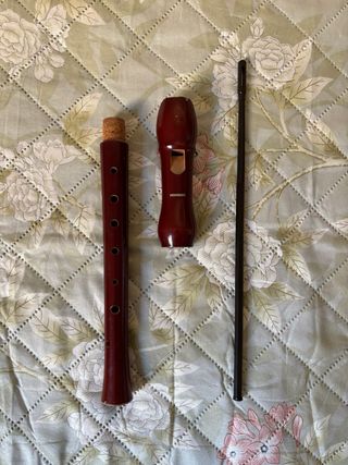 Flauta dulce de madera