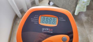 Bicicleta Estática plegable Negra y Naranja