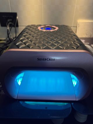 Lampada Unghie UV SilverCrest Nera/Rosa