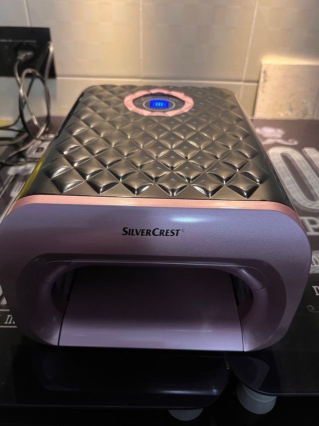 Lampada Unghie UV SilverCrest Nera/Rosa