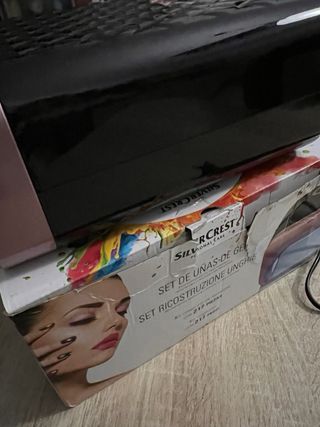 Lampada Unghie UV SilverCrest Nera/Rosa