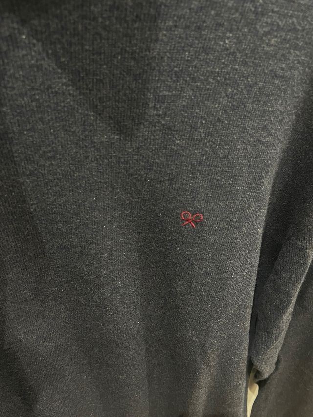 Jersey Silbon cuello alto azul