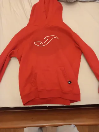 Sudadera Joma Roja Logo Blanco