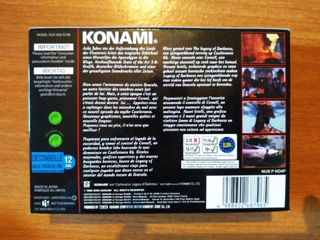 Castlevania: L'eredità delle tenebre N64 - Nintendo 64