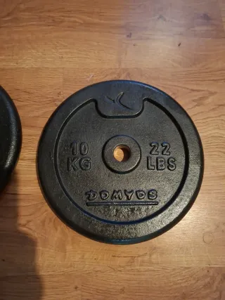 2 Discos de Pesas 10kg 