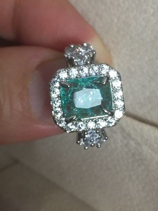 Anillo Plata con Piedra Turquesa