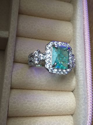 Anillo Plata con Piedra Turquesa