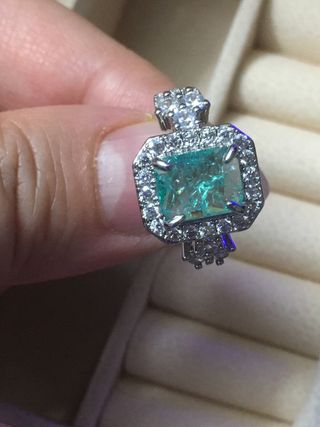 Anillo Plata con Piedra Turquesa
