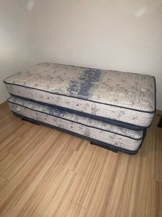 Cama 90cm con colchón