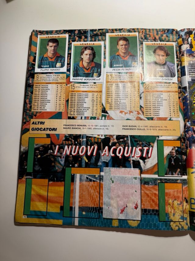 Album Calciatori Panini 1999/2000 Completo