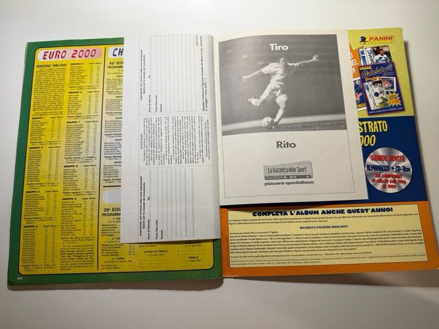 Album Calciatori Panini 1999/2000 Completo