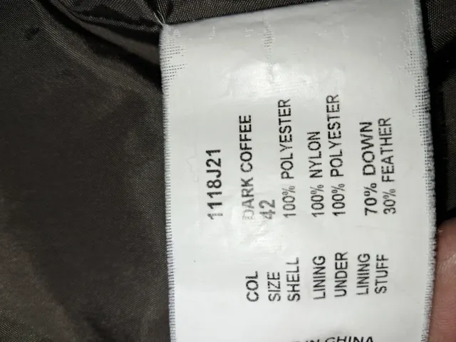 Abrigo Plumas Ci.prés