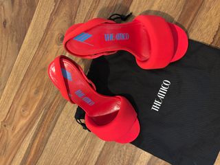Scarpe the attico rosse con tacco pagate 640€