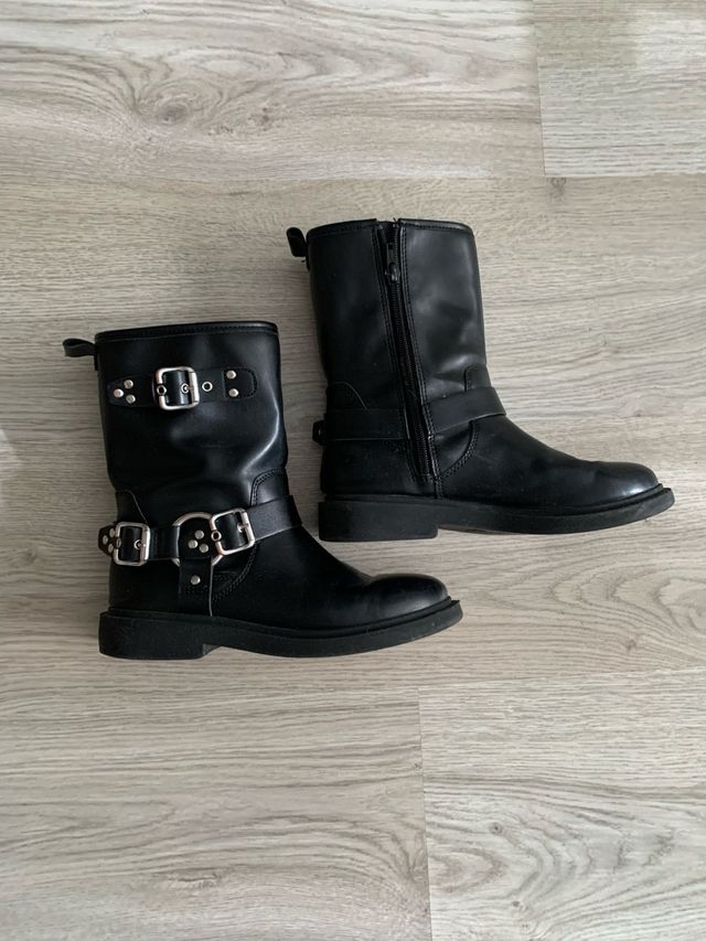 Botas moteras Zara Talla 34
