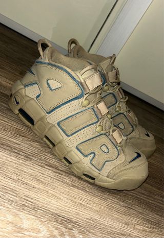 Nike Air More Uptempo Beige/Blu