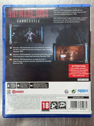 Daymare: 1994 Sandcastle, Sony PS5