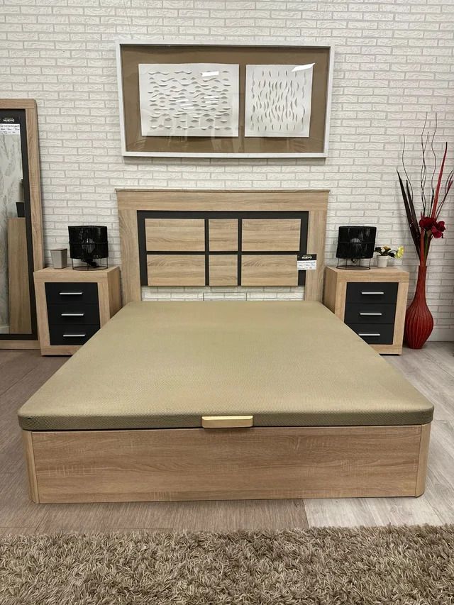 CABECERO Y 2 MESITAS DE NOCHE