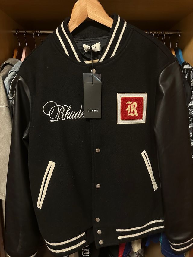 Chaqueta Rhude Negra y Blanca