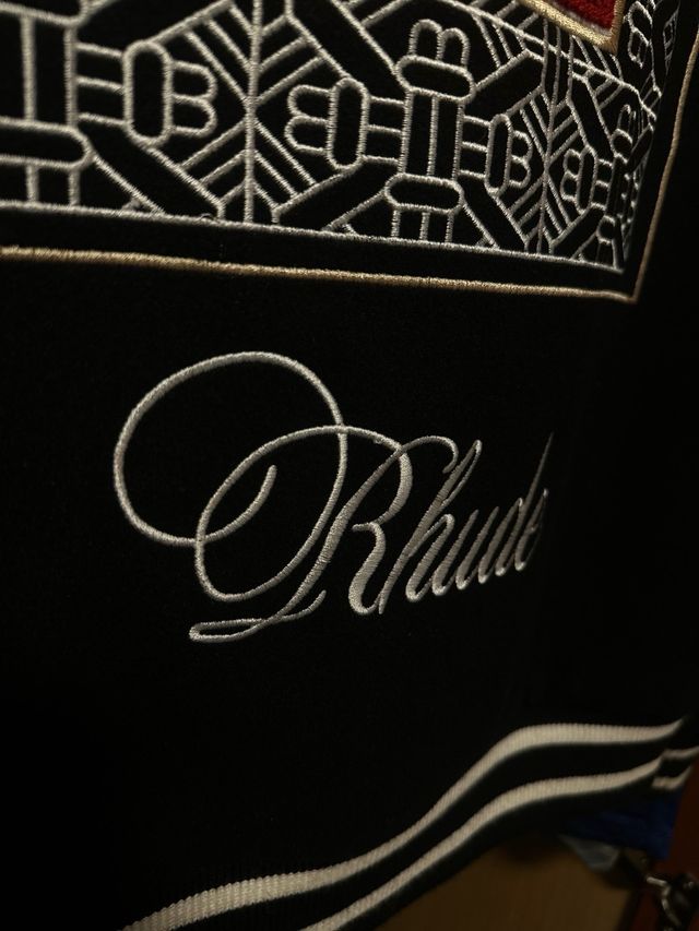 Chaqueta Rhude Negra y Blanca